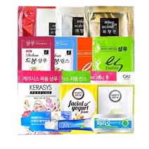 일회용 소포장 목욕용품 10개입 샴푸 린스 바디워시 폼클렌징 치약 업소용 여행용 목욕 해피바스 댕기머리, 댕기머리 서린 린스 8ml(10개)