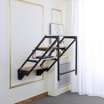 공간활용 다용도 접이식 벽걸이 벽부착 식탁 테이블, 화이트 (사이즈 650x1200)