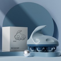 페이스롤러 니들롤러 마사지롤러 7-구슬 다기능 마사지 롤러 볼 전문 프레스 테라피 휴대용 아름다운 건강, 04 Blue, 04 Blue