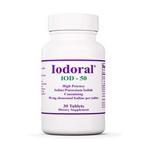 optimox iodoral 50 mg - 오리지널 고효능 루골 용액 요오드 영양 보충제 - 에너지 및 갑상선 지원 - 30정 멀티비타민