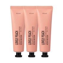 [에이썸]ASOME 러블리 피치 멜팅 핸드크림 50ml 3개