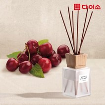 [다이소]사각나무뚜껑디퓨저110ml블랙체리향-1036119