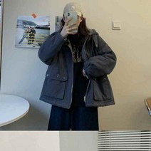 여성 경량 단톤 쥬크 주크 숏 롱 패딩 파카 오버 사이즈 자켓 겨울 두꺼운 깔깔이 대장급