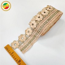 인도원단 수놓은 레이스 패브릭 DIY 바느질 의류 트림 액세서리 인도 여성 공예품에 대한 리본, 11 as picture