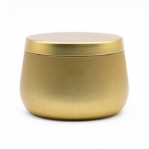 양초만들기 향초 캔들만들기 뚜껑이 있는 8oz 양초 틴 캔 대량 DIY 블루 용기 만들기위한 항아리 예술 및, 03 gold