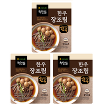 착한들 한우 장조림, 3팩, 240g