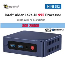 미니피씨 Beelink-미니 S GK 미니 인텔 셀러론 N5095/J4125 S12 N95 윈도우즈 11 PC 8GB 128GB/256GB WIFI5 게이머 컴퓨터 VS GK3 P, [04] EU, [06] N95 8GB 256GB