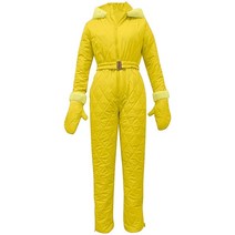 올인원스키복 점프수트 주니어 스키복 성인우주복 겨울 후드 슈트 파카 우아한 면 패딩 따뜻한 새시 슈트 스트레이트 지퍼 원피스 여성 캐주얼 운동복