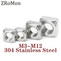 근각너트 웰딩 아이 번데기 반달 잭 티 풀림방지 정사각나비 팝 3종 좌산 사각 인서트 연결 특수 볼트 너트 스테인레스 스틸 M3 M4 M5 M6 M8 M10 M12 미터법 Din5, 1.M3 x 50Pcs