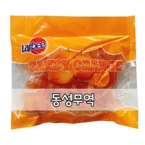 (동성무역) 귤 젤리 사탕 오렌지향 젤리 사탕 300g 캔디