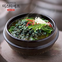 미스타셰프 아욱다슬기해장국 500g 1팩, 없음