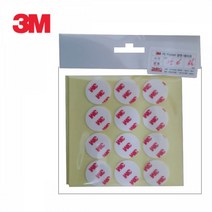 3M 1T 스폰지 PE 발포지 양면 테이프 원형 동전 25mm