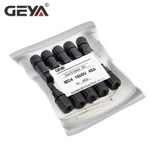 geya 5pair of solar connector 태양열 플러그 케이블 커넥터 태양광 패널 태양광 시스템 30a 45a 1000vdc 1500vdc, 5 쌍-1000vdc 45a