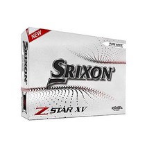 2021 스릭슨 Z-STAR XV 제트스타 골프공 12개입 12구들이 US사양, 화이트