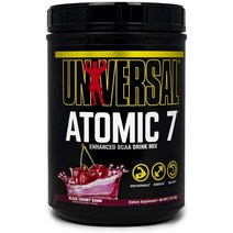 유니버셜뉴트리션 아토믹 7 BCAA 퍼포먼스 서플먼트 블랙 체리 밤, 1개, 1kg