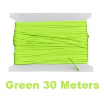 다이빙컴퓨터 다이브컴퓨터 다이빙시계 폴리에스터 플랫 스쿠버 다이빙 릴 라인 다이버 수중 핑거 스풀 스피어피싱 스피어 코드 로프 동굴 암초, Green 30 Meters