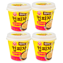 오뚜기 떠먹는 컵피자 포테이토 150g x4개 매점빵 한입피자