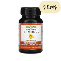 네이쳐스웨이 이브닝 프림로즈 달맞이꽃 500mg 소프트젤 120개입, 1개, 120개