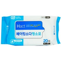맑은하루 핵트 베이킹소다 청소포 20매 30cm x 20cm, 단품