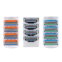 질레트 면도날 호환 8개입 퓨전 마하3 프로글라이드 호환 프로쉴드 옐로우, 질레트 퓨전 호환 5중 면도날 2팩(8입), 1개