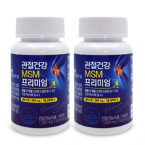 관절건강 MSM 프리미엄정 1000mg 60정, 2병, 1000mg x 60정