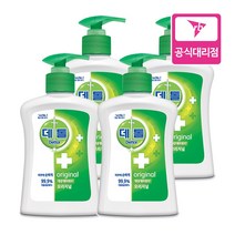 데톨 핸드워시 오리지널 본품 250ml, 4개