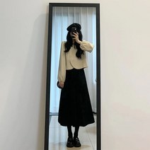 프렌치 숙녀 a형 치마 블라우스 세트