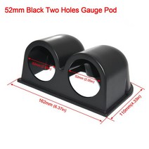 진공게이지 압력계 자동차 게이지 52MM 수온 오일 온도 프레스 전압계 진공 타코미터 RPM 부스트 12V 용 공기 연료 비율 EGT, [17] BL0048