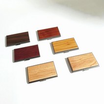 우드 이니셜 각인 카드 명함 지갑 케이스 DD-10822 99489EA