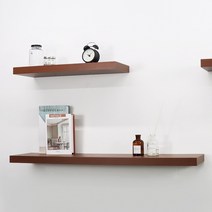 어반휴 무지주 선반 벽걸이선반, 대리석블랙