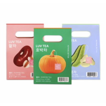 낫띵베럴 럽티 팥 율무차 2g x 15p + 작두콩차 1.2g x 15p + 호박차 1.5g x 15p 세트, 3세트