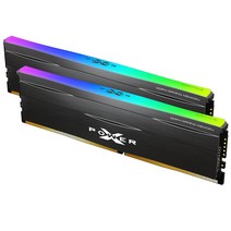 실리콘파워 DDR4 3200 MHz XPOWER Zenith RGB 데스크탑용 게이밍램, 32GB(16GB×2)