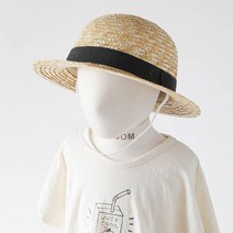 아기밀짚모자/유아동지사챙모자/밀짚동글이모