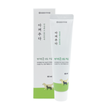 아껴주다 반려동물 전용 크림 60ml (강아지 고양이 피부병 습진 보습 연고), 2개