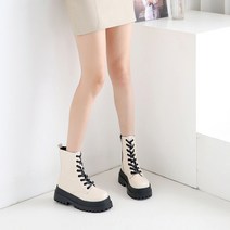[KT알파쇼핑][아나이스] 체닐로 레이스업 플랫워커 5.5cm