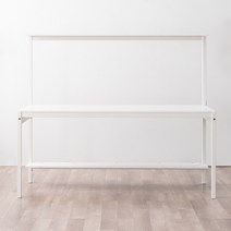 심플먼트 리버서블 오피스 데스크 책상/테이블+높은선반 800~2000mm, 선택안함, 우드