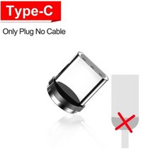 마그네틱 충전기 케이블 고속 충전 마이크로 USB 알카텔 1A 1SE 1S 1B 1V 3L 1C 5003D 5024D 5001D 1, [05] Only Plug For Type C, [03] Only Plug