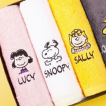 스누피 귀여운 수건 선물세트 3장고르기 피너츠 40수 송월 타올, 골고루(랜덤)