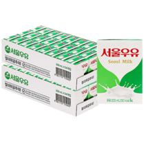 서울우유 멸균 흰우유, 190ml, 96팩