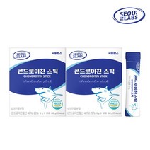 [서울랩스] 콘드로이친 분말 스틱 30포 2박스 (2개월분), 2개, 단품