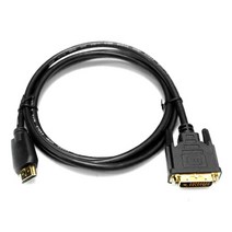 CableMate 케이블메이트 HDMI to DVI 기본형 골드 케이블 1M