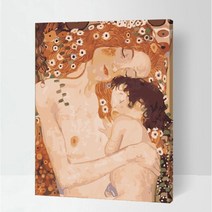 DIY 명화 그리기 유화 인물 고흐 동물 해바라기 그림그리기 세트, 01_명화-M013  클림트의 여자의~