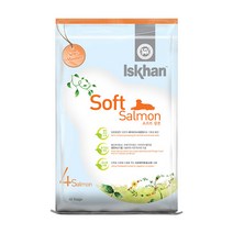 이즈칸 독 소프트살몬 전연령 강아지 반습식사료 2.1kg