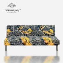 1인소파 스트레치 소파 침대 커버 봄여름 우유 실크 패브릭 slxl 거실 팔걸이 접이식 소파, xyf1, 120-150cm