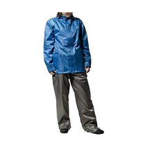 166861 골프비옷 AS7600 남성용 레인 슈트 상하 (투습도. 2 000 g m2 - 24 HR) (내수압. 1 000 mmH2O) (후드 보관) (백팩 인 재킷) (방수, 4L, 하늘색