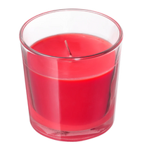 유리컵 향초 신리그 3P 5P 티라이트 캔들 집 사무실 카페 실내 방향 이케아, 5개, 레드베리가든