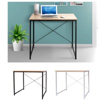 오피스텔 싱글족 심플 조립 미니 책상 80 노트북책상 간편조립 독서책상 책상추천, 블랙