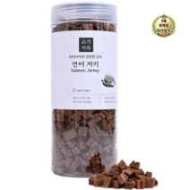라이브잇 제로랩스 강아지 대용량 고기가득 져키 1kg, 연어, 9개