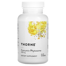 Thorne 커큐민 피토좀 1 000 mg 120 캡슐, 1000 mg, 60 개