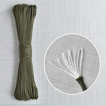 다용도 로프 등산 구조줄 캠핑 텐트줄 빨래줄 밧줄 현수막끈, 다용도로프 레드그린